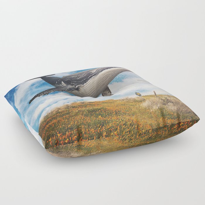 Field Of The Giant Floor Pillow By Seamless