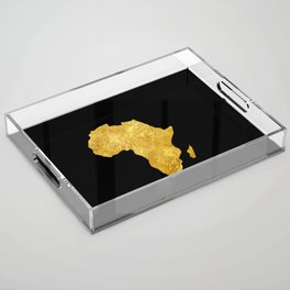 Gold Africa Acrylic Tray