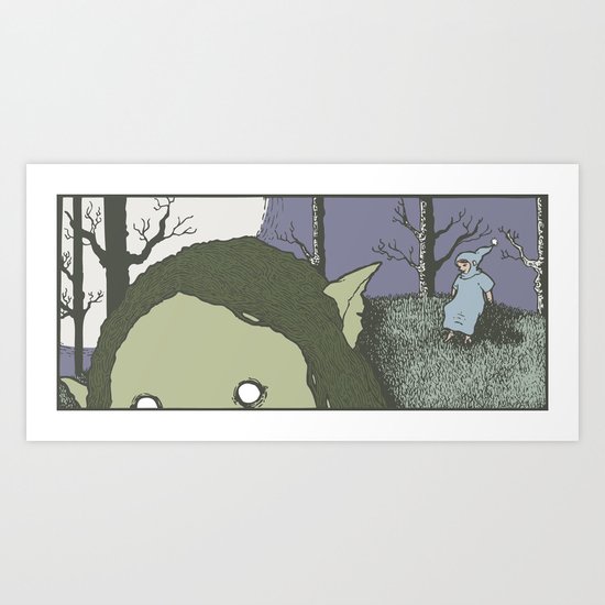 Trollfather Art Print