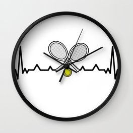 EKG TENNIS Wall Clock