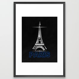 Paris Tour-eiffel Framed Art Print