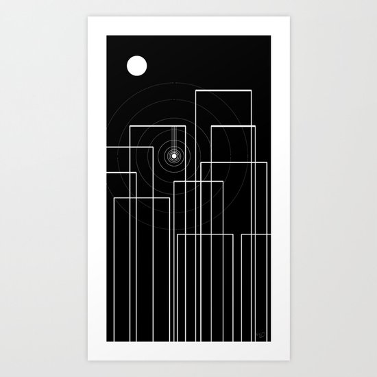 Scream in the Night Art Print