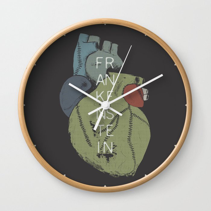 BOOKS COLLECTION: Frankenstein Wall Clock