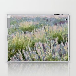Lavender Fields Abstract Art  Laptop Skin