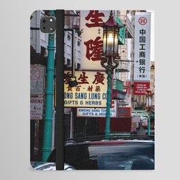 China Photography - Dense Chinese Street In The Morning iPad Folio Case