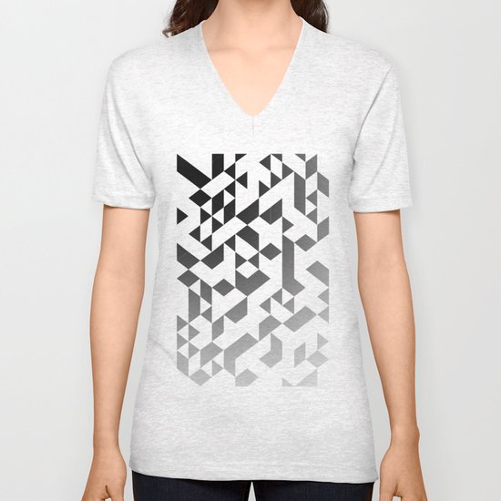 Triangles 4B Unisex V-Neck