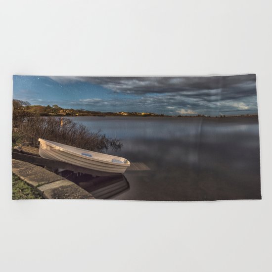 Calm Night Beach Towel