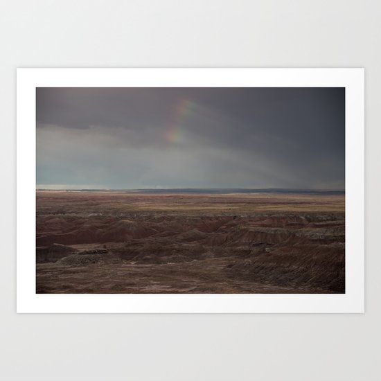 Desert Rainbow Art Print