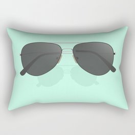 Aviator sunglasses Rectangular Pillow