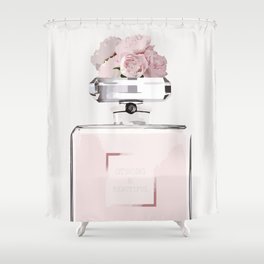 Perfume and Peonies Shower Curtain