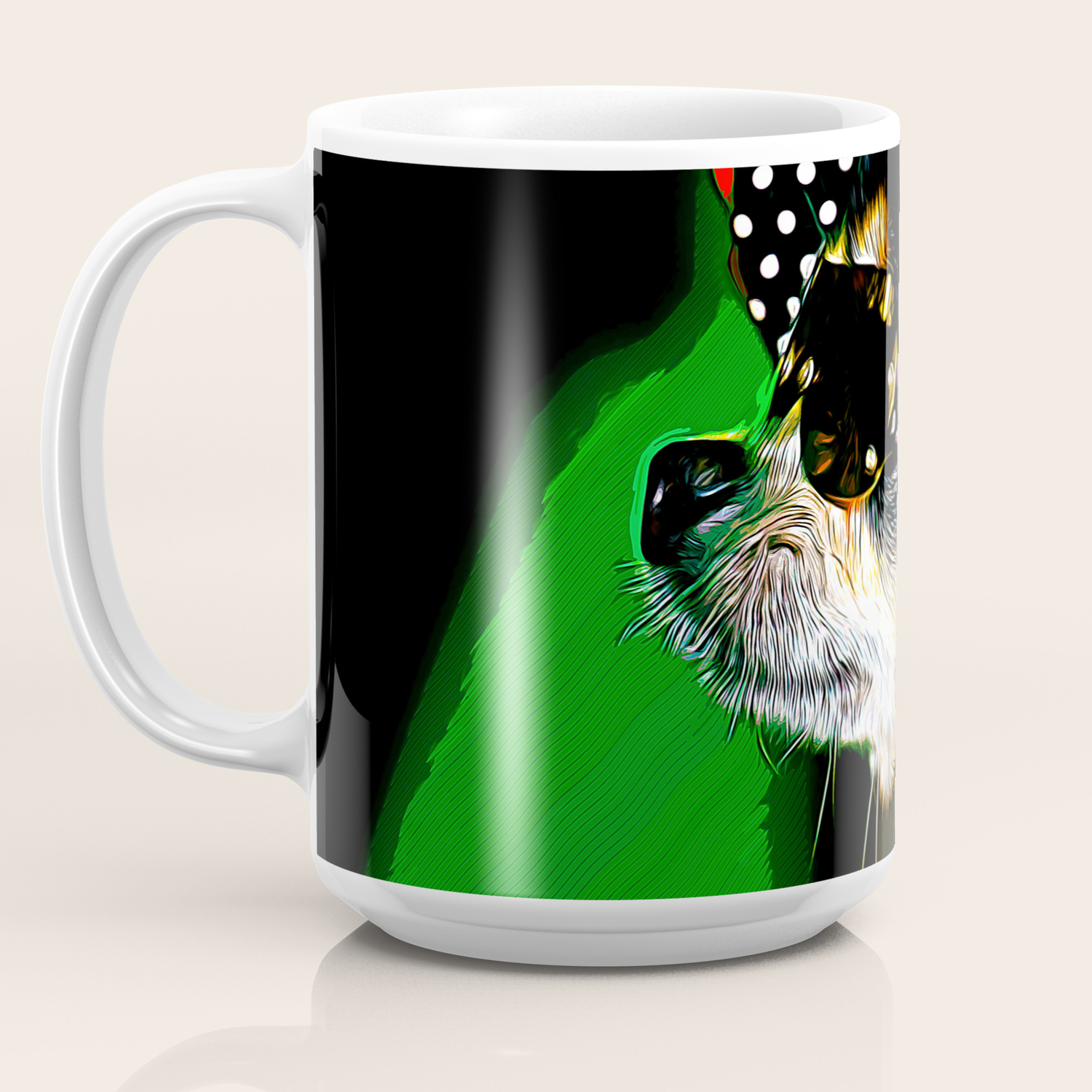 Classy Chihuahua Dog Lady Vector Art Coffee Mug By Gxp Design Society6