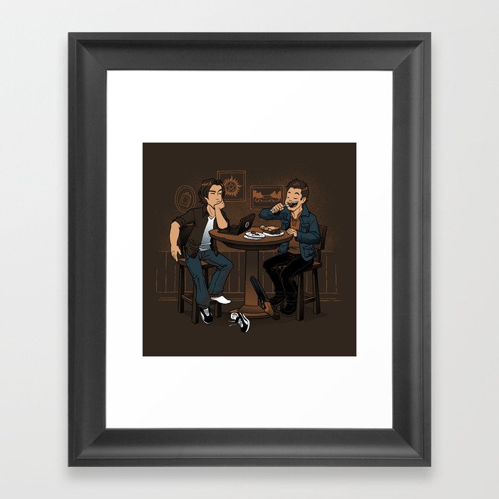 Downtime is Pie Time Framed Art Print