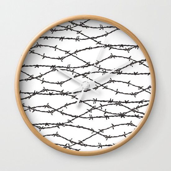 Barbed Wire Wall Clock
