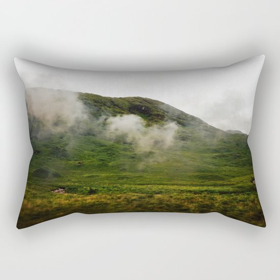 Green Land Rectangular Pillow
