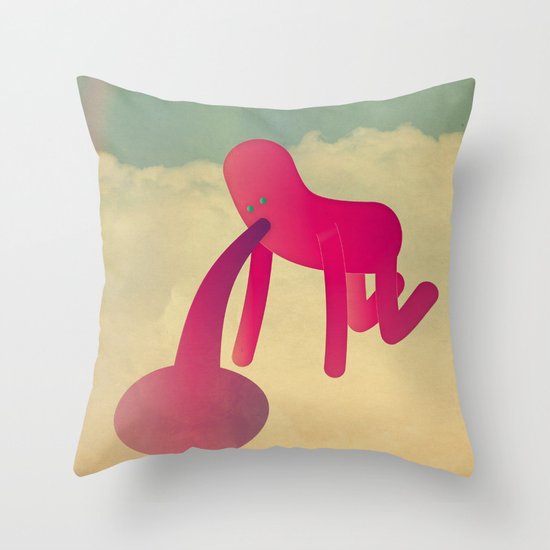 t o o m a n y c o c k t a i l s Throw Pillow