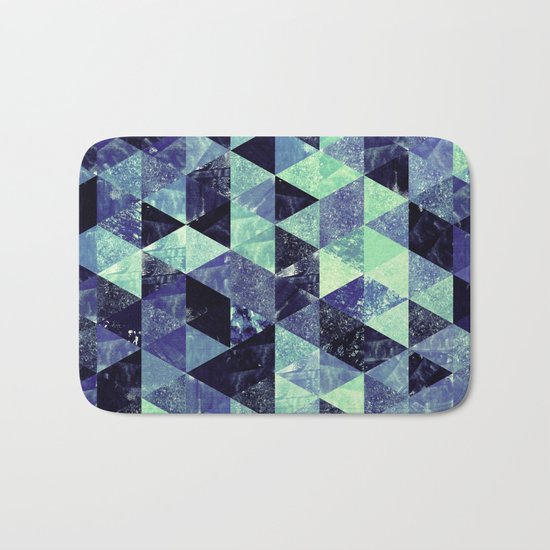 Abstract Geometric Background #6 Bath Mat