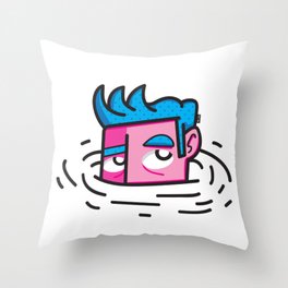 Out of my depth Throw Pillow