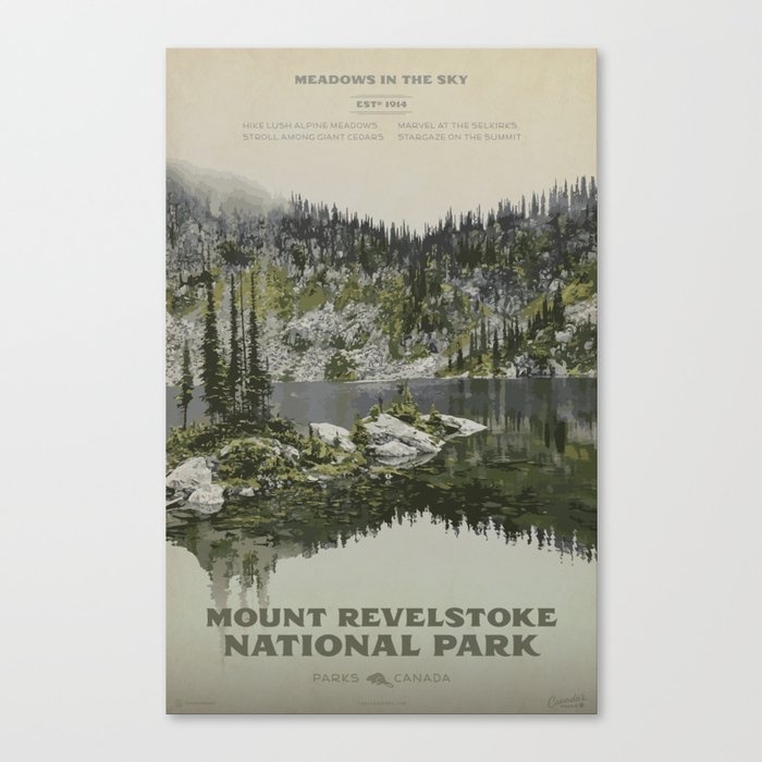 Mount Revelstoke National Park Canvas Print