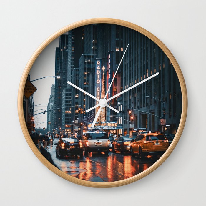 New York City Street Wall Clock