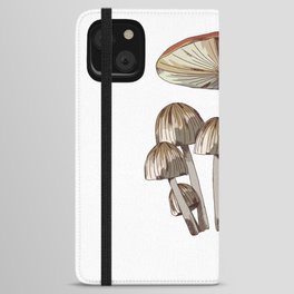 Mushroom Trio iPhone Wallet Case