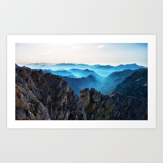 Mountains Breathe Too Art Print