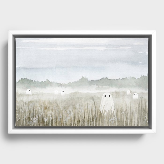 Ghosts Of The Mist Framed Canvas