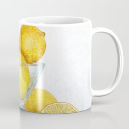 Lemons and Glass Mug