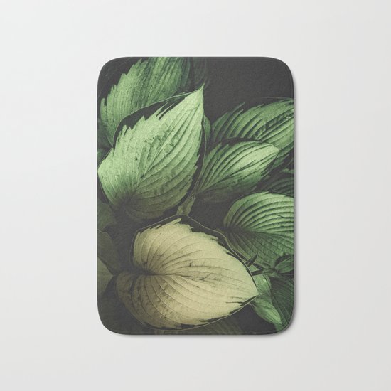 Vintage Japanese Hosta Bath Mat
