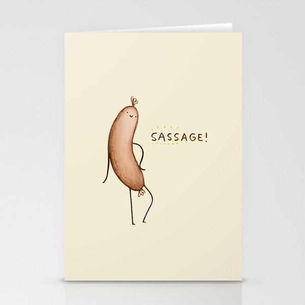 Sassage! Stationery Cards