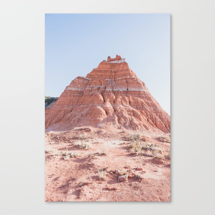 Palo Duro Canyon Red Rocks - Texas Photography Canvas Print