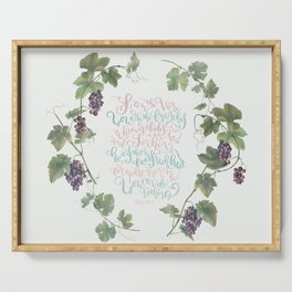 I Am The Vine You Are The Branches- John 15:5 Serving Tray