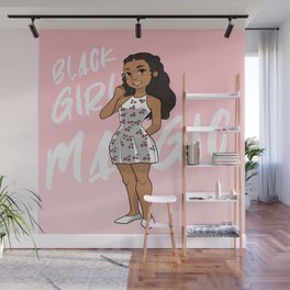 Cute Girl Magic 2 Wall Mural