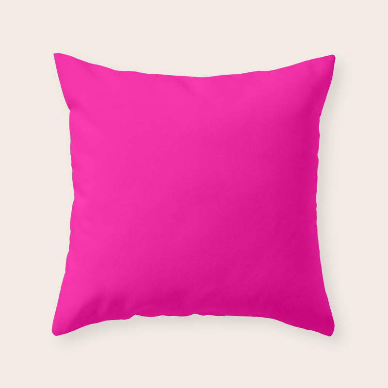 pink throw pillows