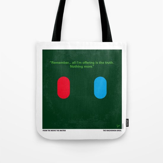 No093 My The Matrix minimal movie poster Tote Bag