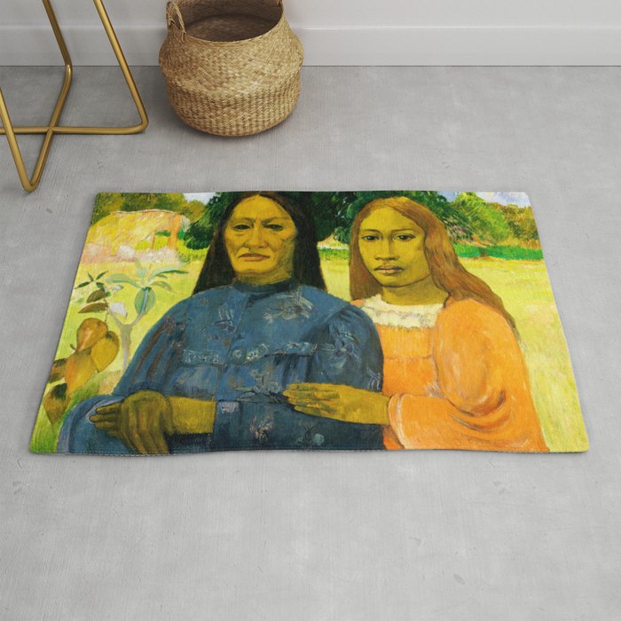 Paul Gauguin "Two Women" Rug