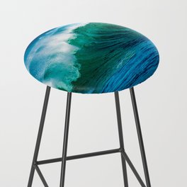 Ocean Waves Bar Stool