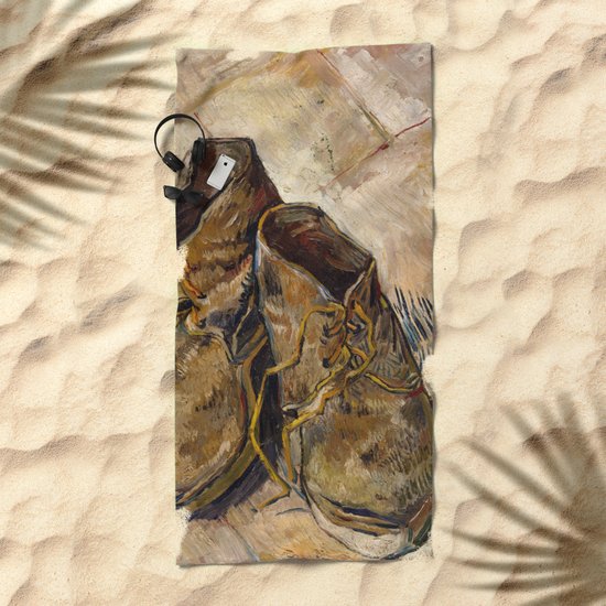 Vincent Van Gogh Shoes Beach Towel By Constantchaos Society6