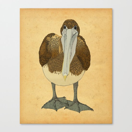 Ploffskin Pluffskin Pelican Jee Canvas Print
