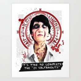 Silent Hill - It's time to complete the "21 Sacraments" Art Print