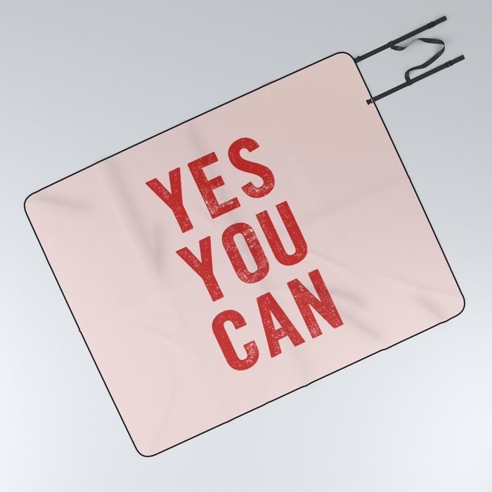 Yes You Can Picnic Blanket