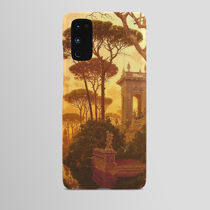 Golden Hour with ruins by Ferdinand Knab Android Case