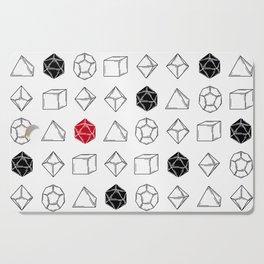 Dungeons and Dragons Dice Cutting Board