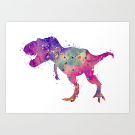 Dinosaur Painting Art Prints For Any Decor Style Society6