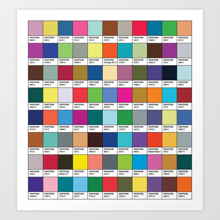 pantone-swatches-random-01-art-print-by-kelster-lane-creative-society6