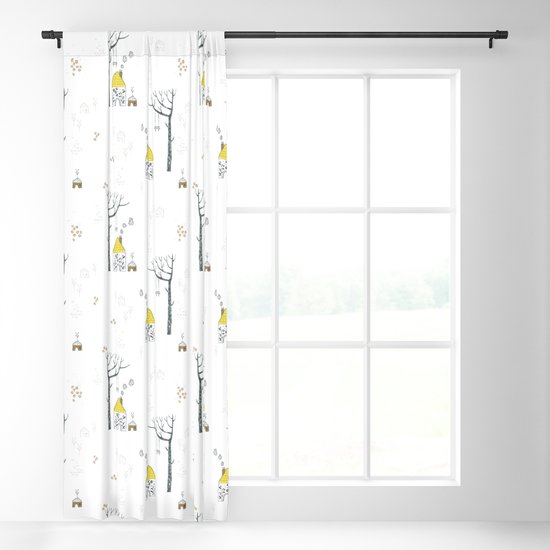 Home Is My Happy Place Whimsical Scandinavian Style Illustration