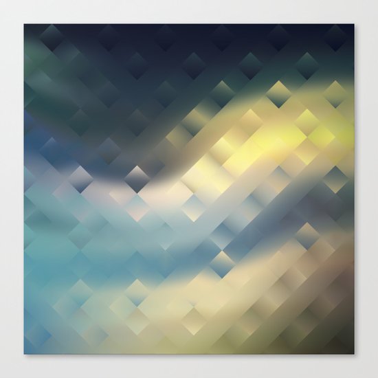 Sunrise. Colorful creative design . Canvas Print