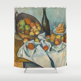 Paul Cezanne - The Basket of Apples Shower Curtain