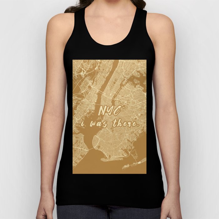 NYC - i was there - Neutral Topo Tank Top