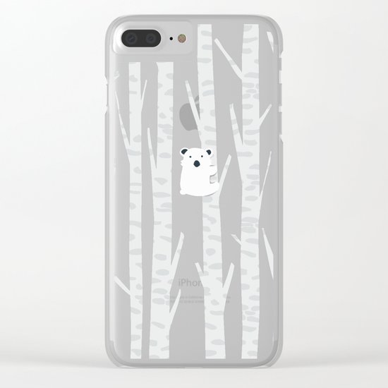 Lonesome Koala Clear iPhone Case