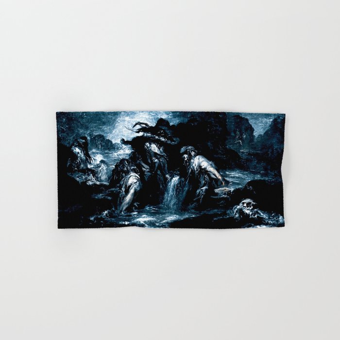 The damned souls of the River Styx Hand & Bath Towel